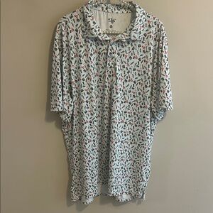 1764 Men’s Golf Polo Lobster Beer Design. Size XL